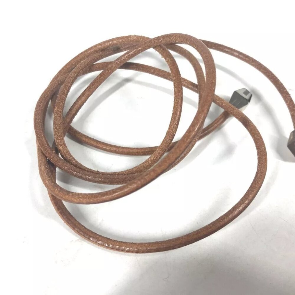 HERMES String belt belt Leather Beige - Picture 3 of 6